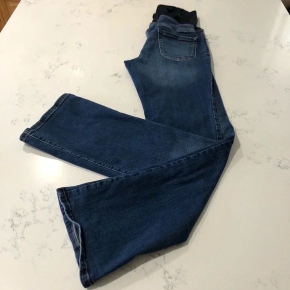 Isabel Maternity skinny boot cut jeans size:4 blue - Picture 3 of 13